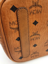 Mcm Visetos Liz Shopper In Reversible Cognac Visetos Coated Canvas Fw0126ozxdu