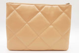 Tory Burch Kira Pave Logo Diamond Quilted Leather Pouch Eb1026oxde