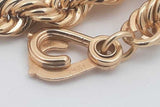 10k Yellow Gold Rope Chain Necklace With 14k Clasp 58.4 Grams 20 In Eb0326osxzsa