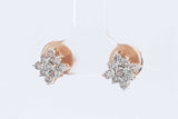 1.26cttw Diamond Stud Earrings In 18k Yellow Gold 3.7 Grams Eb0126rcrdu