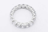 3.96cttw Lab Grown Diamond Eternity Band 14k White Gold 2.5g Size 7 Eb0826crxsa