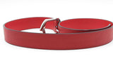 Louis Vuitton Paris Maison Fondee En 1854 Red Leather Belt Eb1224lrxdu