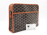 Goyard Jouvence Gm Gold Goyardine Coated Canvas Toiletry Pouch Fw0926ezxdu