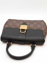 Louis Vuitton Locky Bb Monogram & Black Leather Top Handle Bag Eb0426cxzde