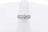 1.2cttw Diamond Ring In 14k White Gold 5 Grams Size 4.75 Eb0126rxzsa