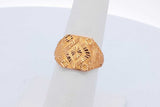 22k Yellow Gold Ring 4.9 Grams Size 6.5 Eb0926ixzde