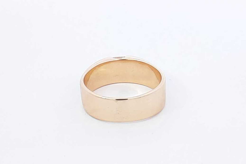 0.45ctw Princess Cut Diamond & Opal Ring 14k Yellow Gold 9.4g Size 9 Eb1125rxzdu