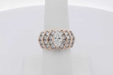 2.43cttw Diamond Ring In 14k Yellow Gold 8.8 Grams Size 6.75 Eb0226llxzsa