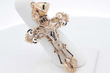 14k Yellow Gold Crucifix Pendant 6.6 Grams Eb0326prxsa