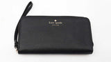 Kate Spade New York Bryann Large Zip Around Black Leather Wallet Sd0125lrdu