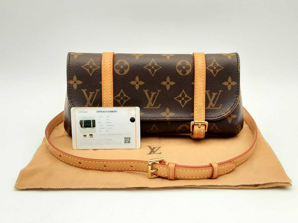 Louis Vuitton Pochette Marelle Lv Monogram Coated Canvas Belt Bag Fw0125isesa