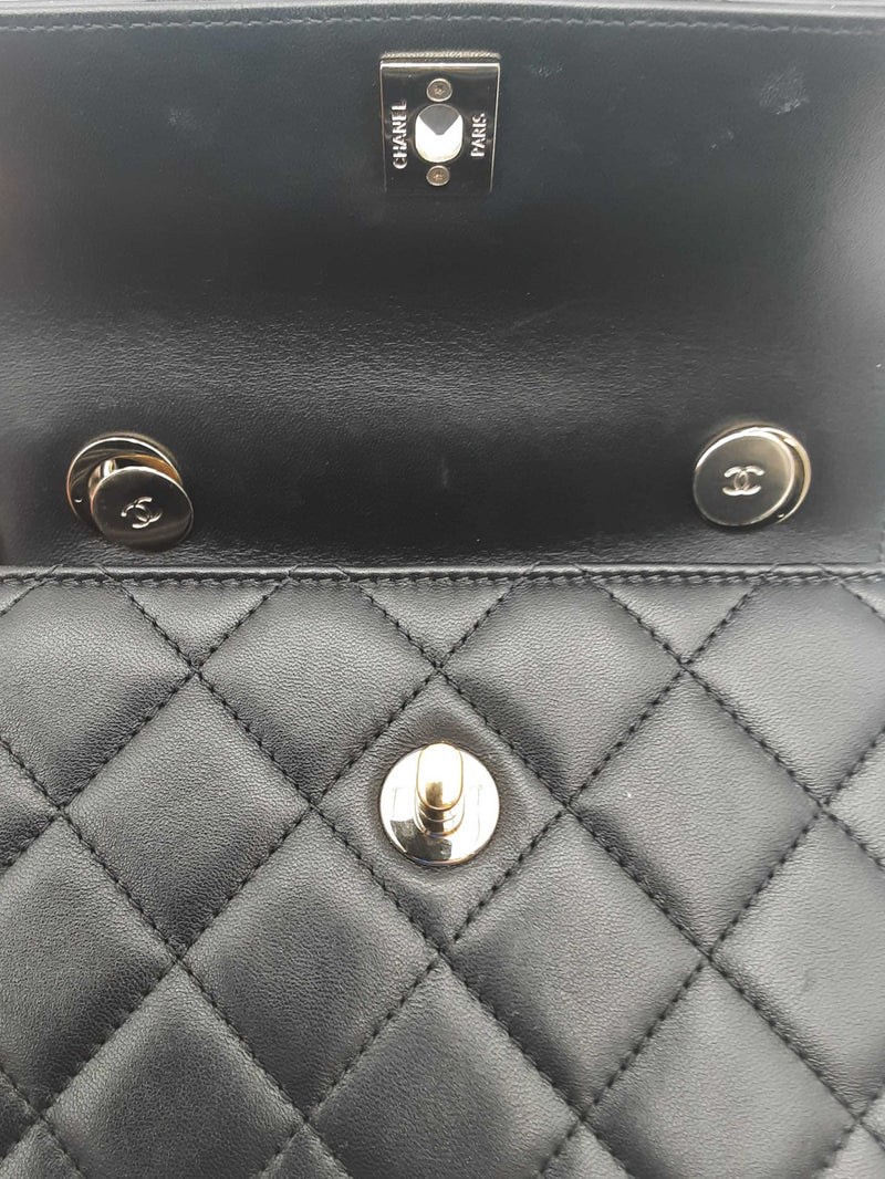 Chanel Quilted Lambskin Leather Small Trendy Handbag Sd0825lrzxsa
