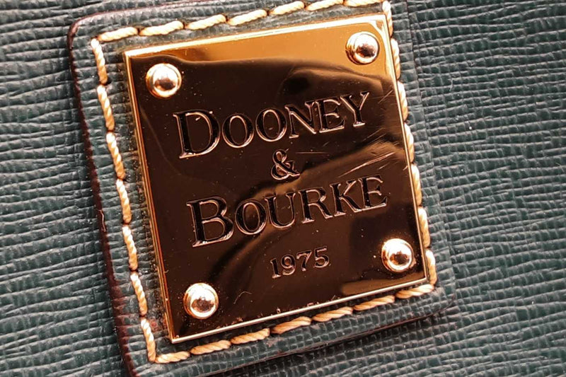 Dooney & Bourke Teal Saffiano Leather Flynn Shoulder Bag Eb1025cxdu