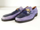 Matteo Massimo Harlan Alligator Buckle Loafers Size 11 Sd0126ezde
