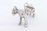 925 Sterling Silver Dog Pendant 9.5 Grams Eb1024rsa