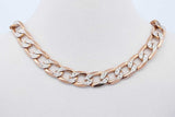 10k Rose Gold Diamond Cut Cuban Link Chain Necklace 20.2 Grams 22 In Eb0326prxde
