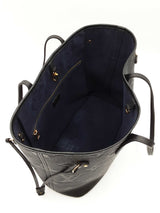 Louis Vuitton Neverfull Mm In Black Monogram Empreinte Leather Fw0726crxdu