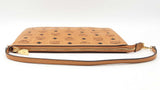 Mcm Cognac Visetos Zip Pouch Sd0126lzxdu
