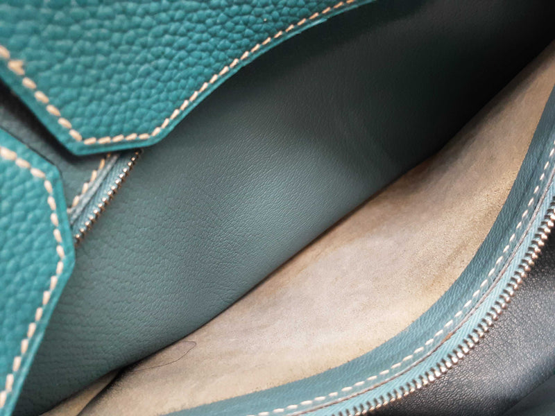 Hermes Birkin 35 Bleu Jean Blue Clemence Palladium Hardware Handbag Do0925erxzde