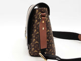 Burberry Notebook Bag In Bridle Brown Print Aa0926pzxsa