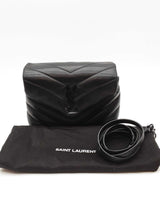 Yves Saint Laurent Mini Toy Loulou Quilted Black Leather Crossbody Eb0926wxzd3