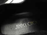Jimmy Choo Norway Black Knit Norway Fur Pom-pom Sneakers Size 43 Eb0226lxzde