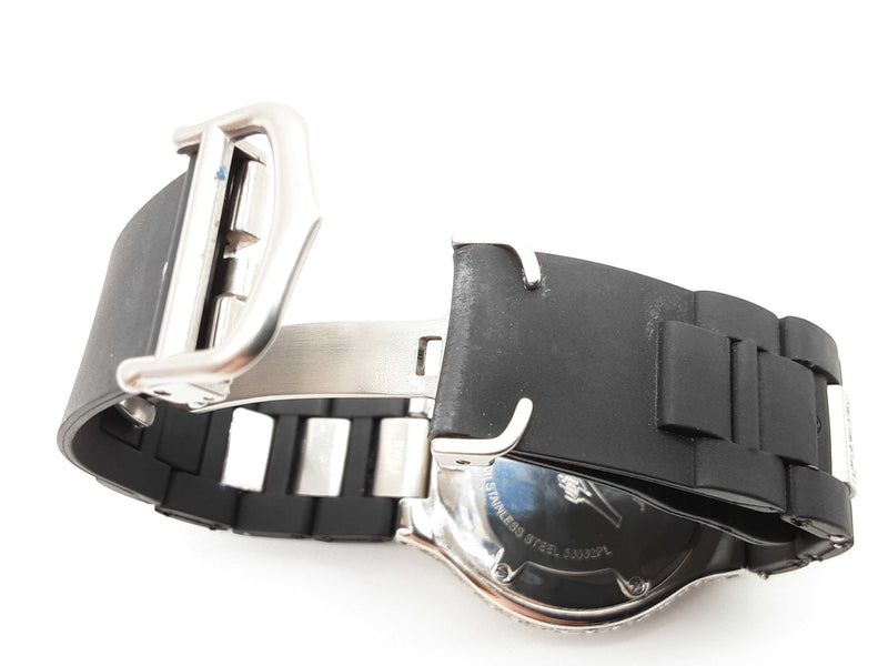 Cartier 37 21 Must De Cartier Autoscape Aftermarket Diamonds Steel Watch Do0725oxzde