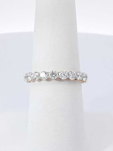 2.05 Cttw Lab-grown Diamond & 14k Gold Eternity Ring 1.7g Size 6.5 Fw0326przdu