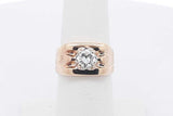 0.5ctw Diamond Ring In 14k Yellow Gold 8.4 Grams Size 6 Eb0126exzsa