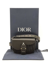Christian Dior Saddle Messenger Bag In Oblique Jacquard & Leather Fw1025lpzxdu