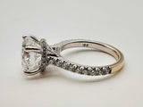 4.23 Carat Lab Grown Diamond 18k White Gold 5.4g Ring Size 6 Do0125ixzxde