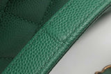 Chanel Green Quilted Caviar Cocotop Handle Flap Bag Eb0626oixzsa