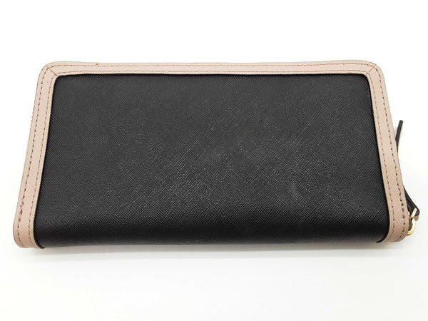 Kate Spade Hazel Court Bow Lacey Black Gray Continental Wallet Do0825pxde