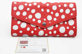 Louis Vuitton Yayoi Kusama Monogram Polka Dot Sarah Wallet Eb0726pxzde