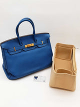 Hermes Birkin 35 Mykonos Blue Togo Gold Hardware Handbag Do1125crxzde