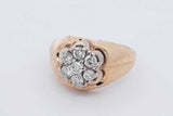 0.7cttw Diamond Ring In 14k Yellow Gold 6.5 Grams Size 13.5 Eb0426wrrdu