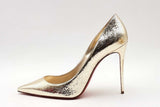 Christian Louboutin So Kate Gold Metallic Heels Size 39.5 Eb0125lxzsa