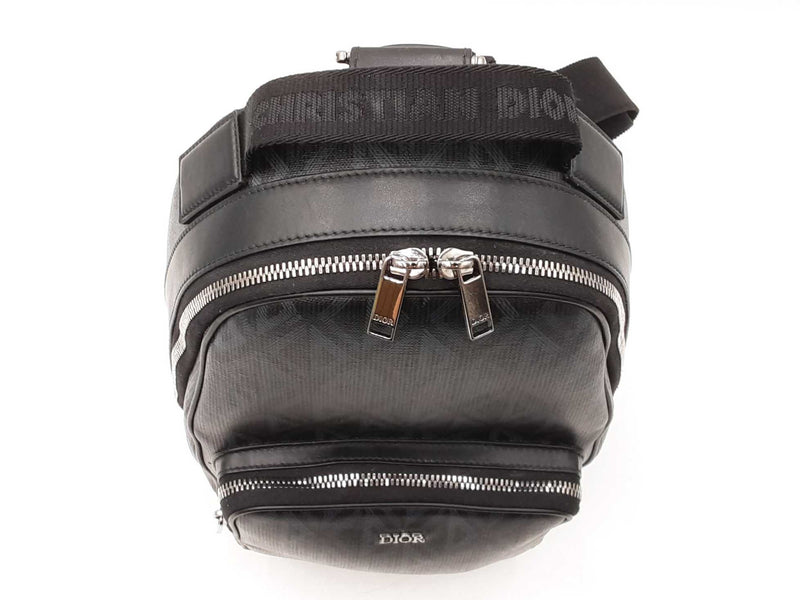Christian Dior Mini Rider Sling Backpack In Diamond Coated Canvas Fw1124lozxdu