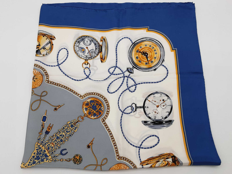 Rolex Geneve Masterpiece Watch Collectors Blue Silk Scarf Do0825lxzde