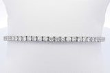 4.64ctw Lab Grown Diamond Tennis Bracelet Sterling Silver 7.6g Eb0425crxdu