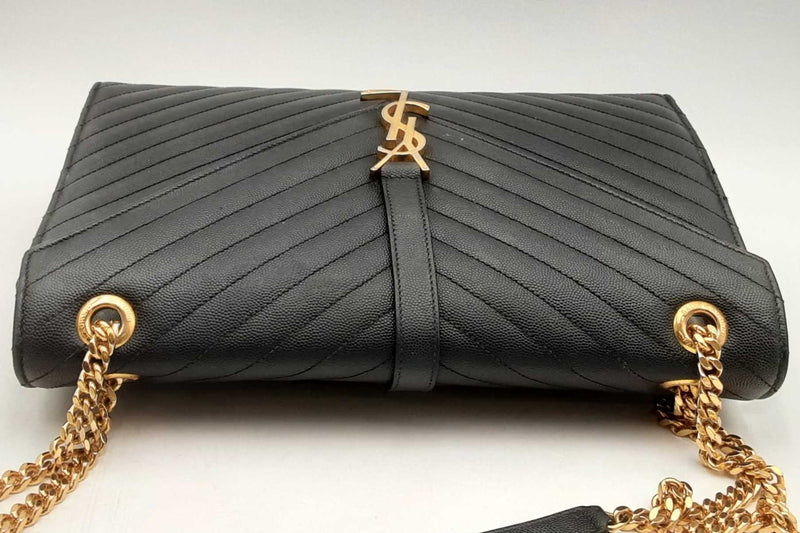 Yves Saint Laurent Envelope Chevron Quilted Shoulder Bag Eb1224pirsa