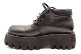 Alexander Mcqueen Black Leather Boots Size 41 Eb0426oxzde