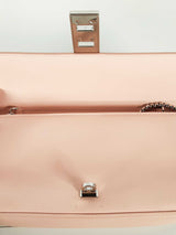 Salvatore Ferragamo Nylind Pink Calfskin Chain Shoulder Bag Sd0825ozxde