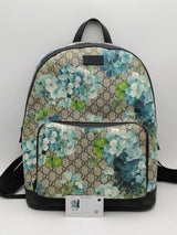Gucci Gg Monogram Supreme Canvas Blooms Backpack Eb1026wxzsa