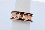 Bvlgari 18k Rose Gold B.zero1 Studded Ring 10.6 Grams Size 51 Eb0726lexzde
