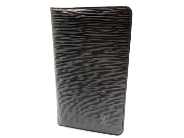 Louis Vuitton Black Epi Leather Long Bifold Wallet Do1123oxzde