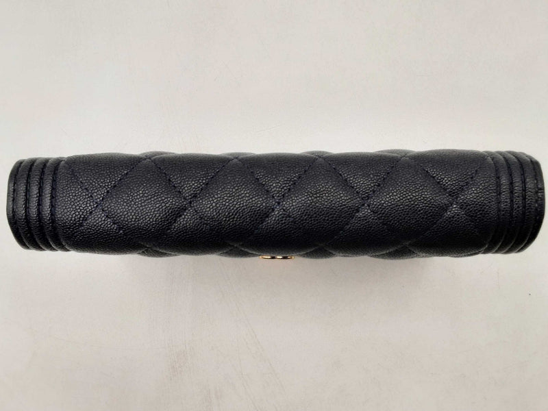 Chanel Boy Wallet On Chain Blue Handbag Aa0325lzxzsa