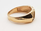 0.10 Cttw Diamonds 10k Yellow Gold 3.5g Ring Size 9 Do0425lxzde