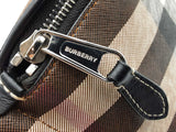 Burberry Mini Cason Belt Bag In Dark Birch Brown Check Coated Canvas Fw0326oxzdu