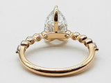 2.52 Cttw Lab Grown Diamonds 14k Two Tone Gold 2.54g Ring Size 6.75 Do0726crxde